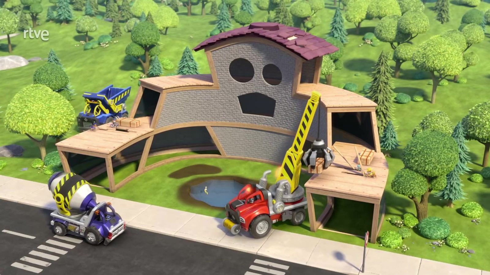 El equipo construye un colegio - Equipo Rubble | Ver