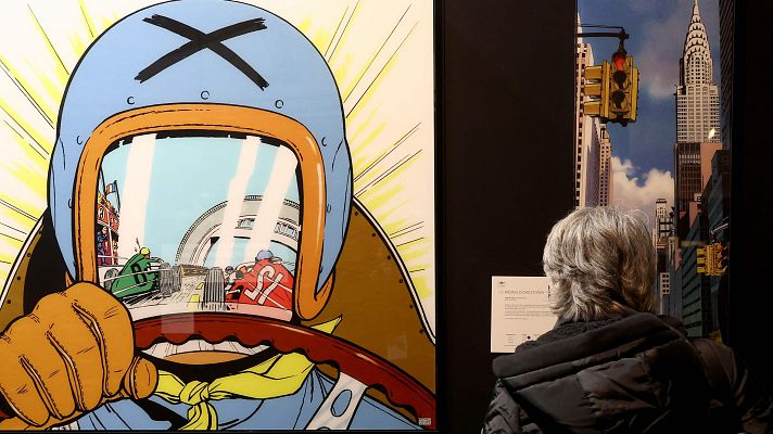 Telediario 2 - Dibujantes españoles detrás del Spyderman de Marvel o de un manga japonés: cien autores nacionales en la feria más importante del sector