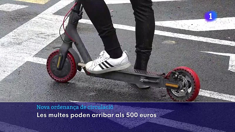 Les multes de la nova ordenança de circulació poden arribar als 500 euros - L'Informatiu | Veure