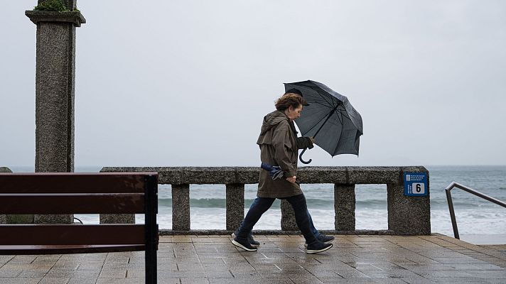 El tiempo - Un frente frío deja nieve y lluvia en amplias zonas de mitad norte del país