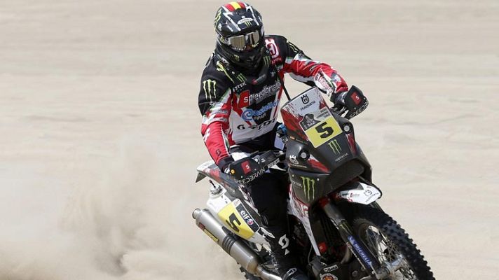 Telediario 1 - Los españoles con más opciones en el Dakar de motos