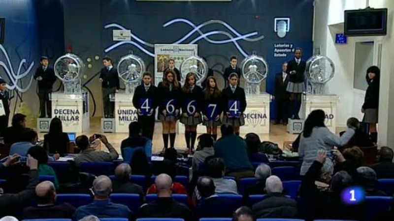 L'informatiu -  Sorteig de Reis: A Catalunya la sort ha arribat amb part del segon premi  i de tres tercers