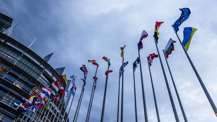 Telediario 1 - Los aranceles estadounidenses dominan la reunión de la UE para discutir el futuro de la defensa común