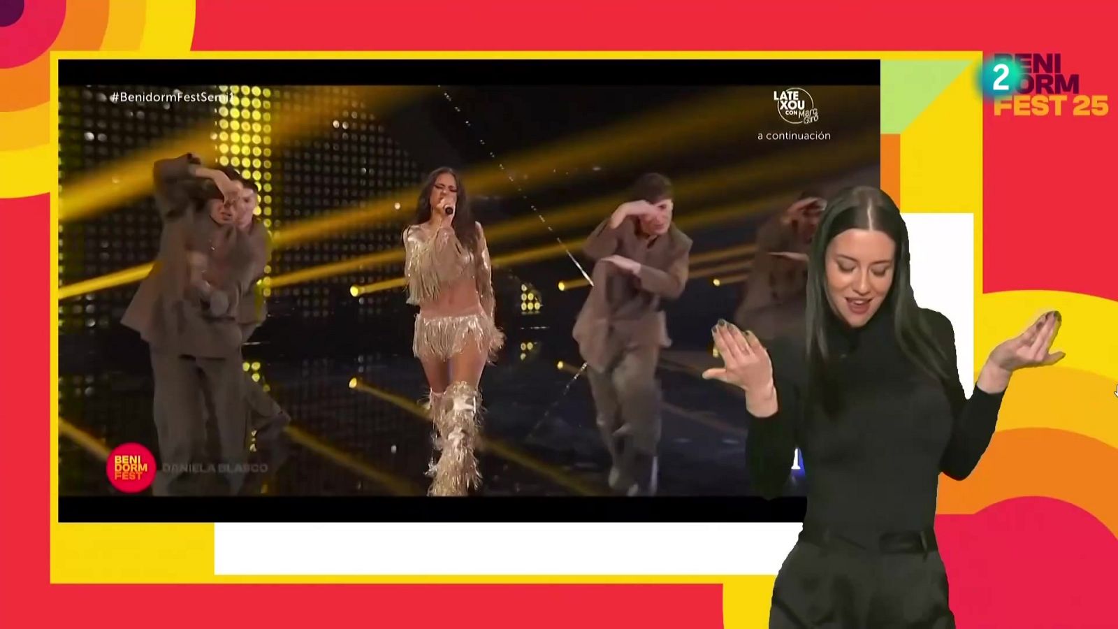 Benidorm Fest accesible en lengua de signos - En lengua de signos | Ver