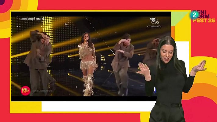 En lengua de signos - Benidorm Fest accesible en lengua de signos