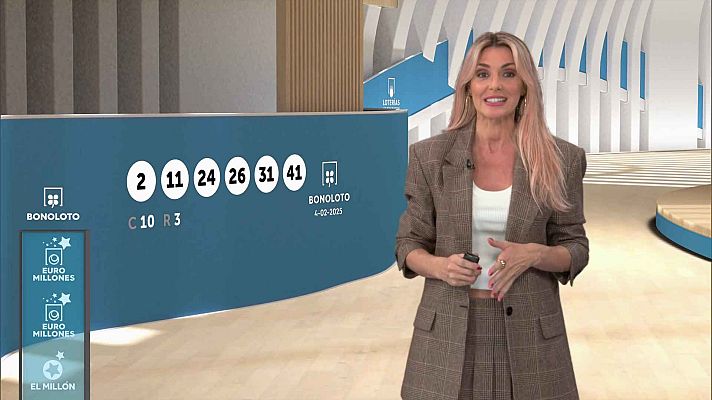 Loterías - Sorteo de la Bonoloto y Euromillones del 04/02/2025