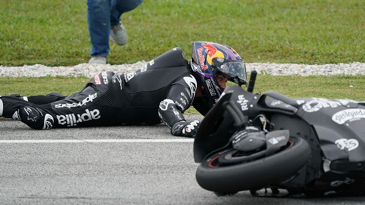 Diario 24 - Jorge Martín abandona lesionado los entrenamientos de MotoGP en Sepang tras sufrir dos caídas