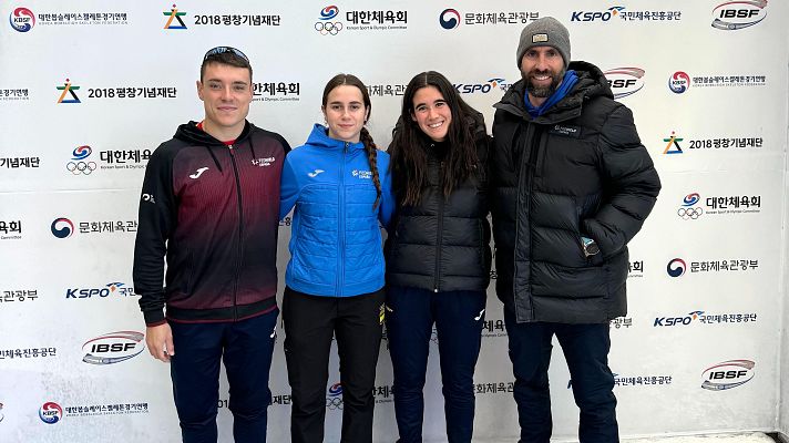 Deportes de hielo - España podría tener tres pilotos de skeleton en Milano Cortina 2026