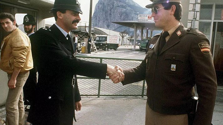 Telediario 1 - 40 años de la apertura completa del cruce entre entre La Línea y Gibraltar