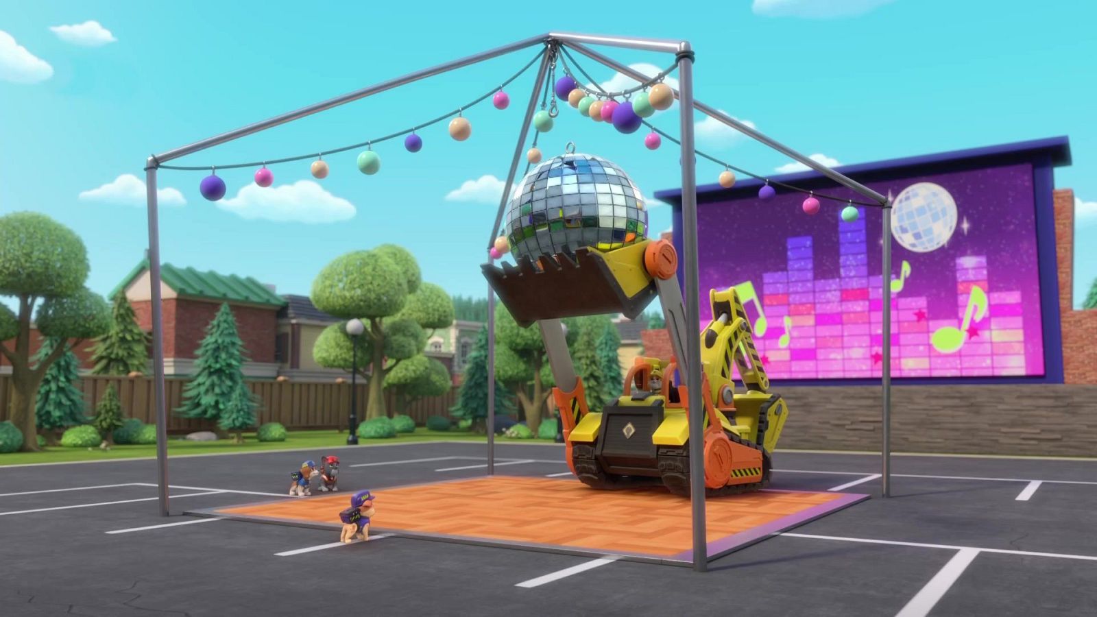 El equipo construye una pista de baile - Equipo Rubble | Ver