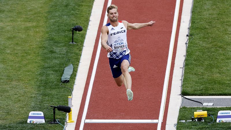 El salto de longitud prueba la zona de batida en vez de la tabla - Los Deportes de La1 | Ver