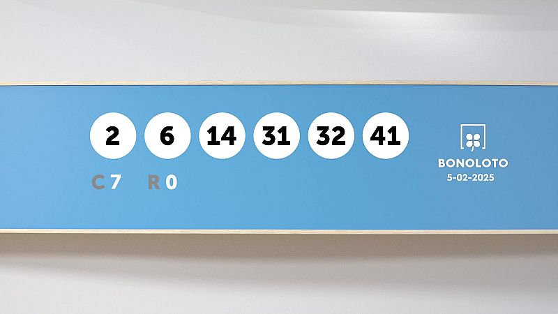 Sorteo de la Lotería Bonoloto del 05/02/2025 - Ver ahora