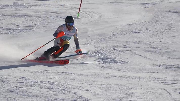 Esquí - Esquí alpino - Copa de Europa. 2ª Manga Slalom Masculino