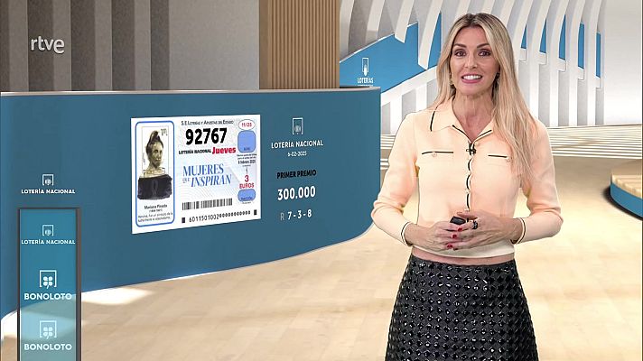 Loterías - Sorteo de la Lotería Nacional, Bonoloto, Primitiva y Jóker del 06/02/2025