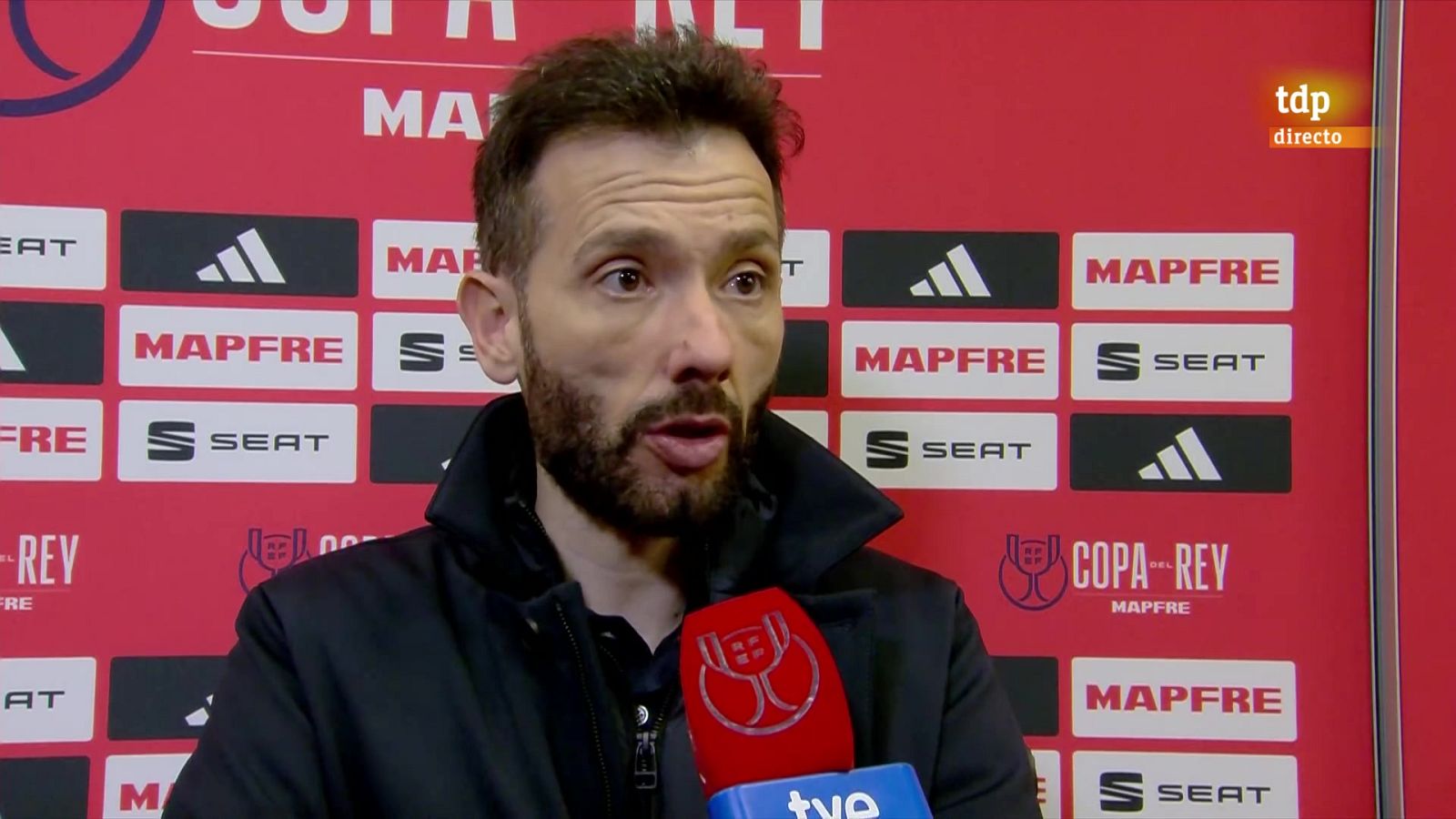 Carlos Corberán, a RTVE."No hemos estado a la altura" - Copa del Rey | Ver