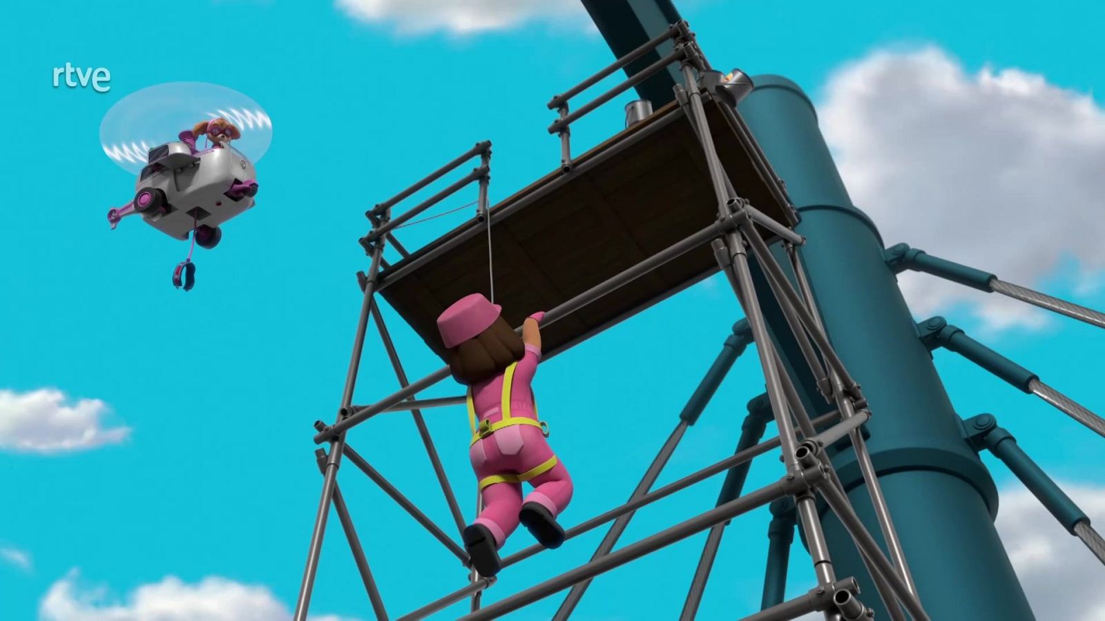 Skye y Rory dan volteretas - La patrulla canina | Ver