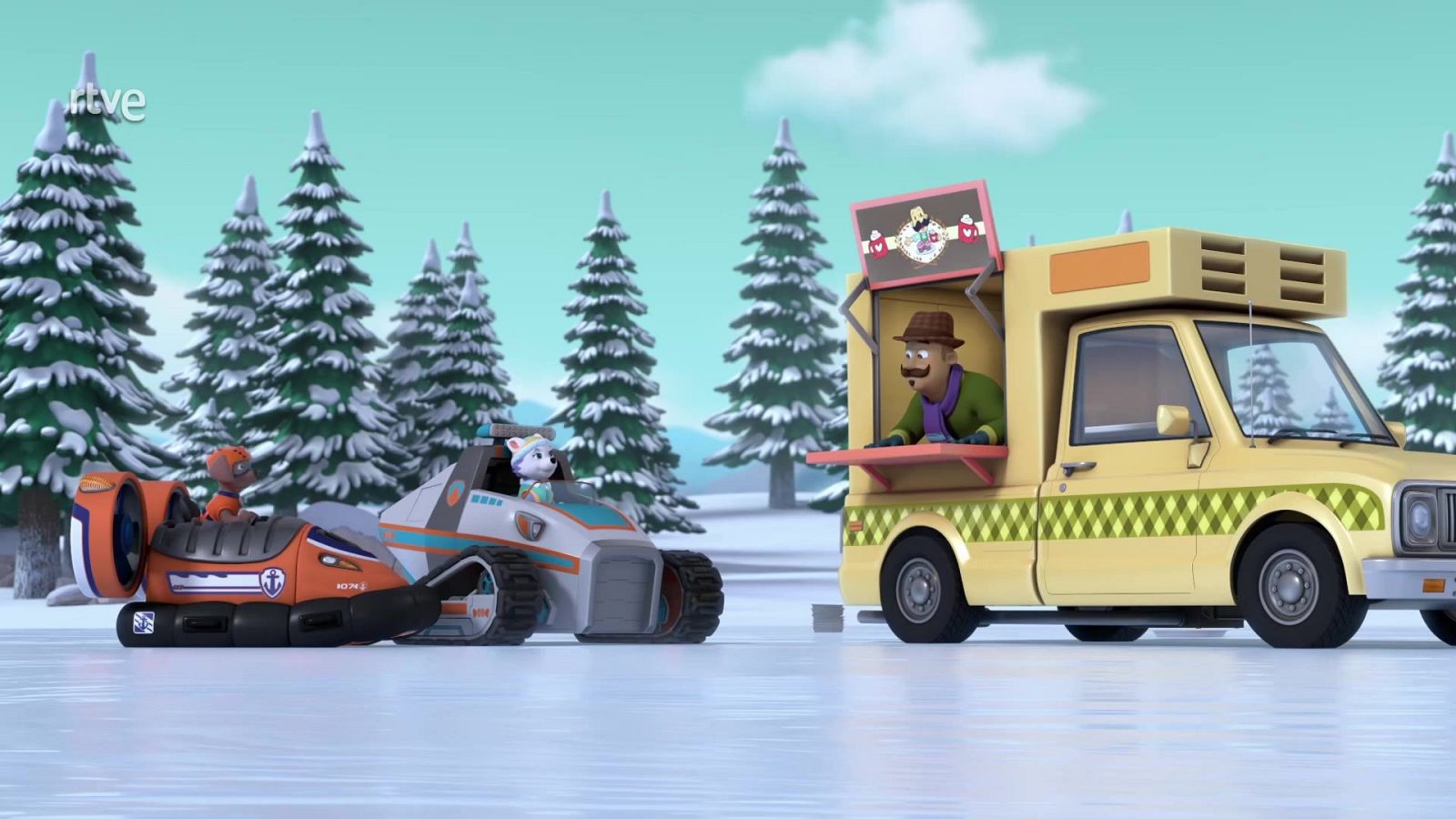 La patrulla salva al zampamóvil - La patrulla canina | Ver