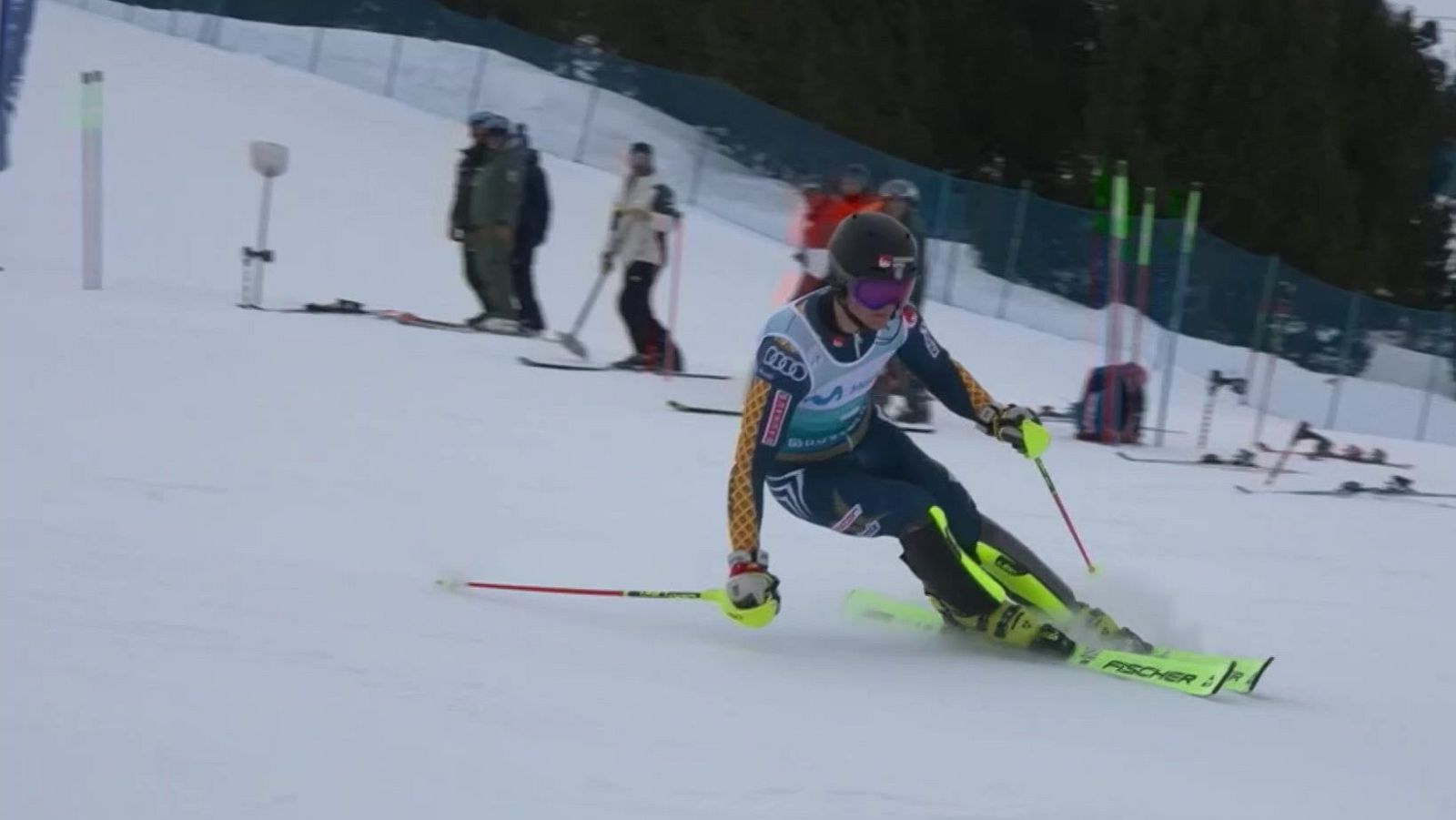 Esquí alpino - Copa de Europa Slalom Masculino. 1ª Manga - ver ahora