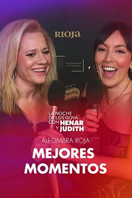 Los mejores momentos de la alfombra roja con Henar y Judith