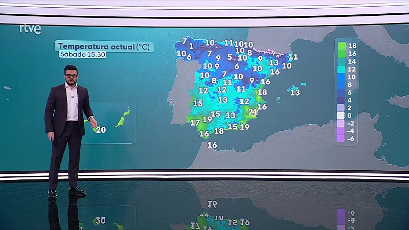 Nevadas en montañas del noreste peninsular - ver ahora