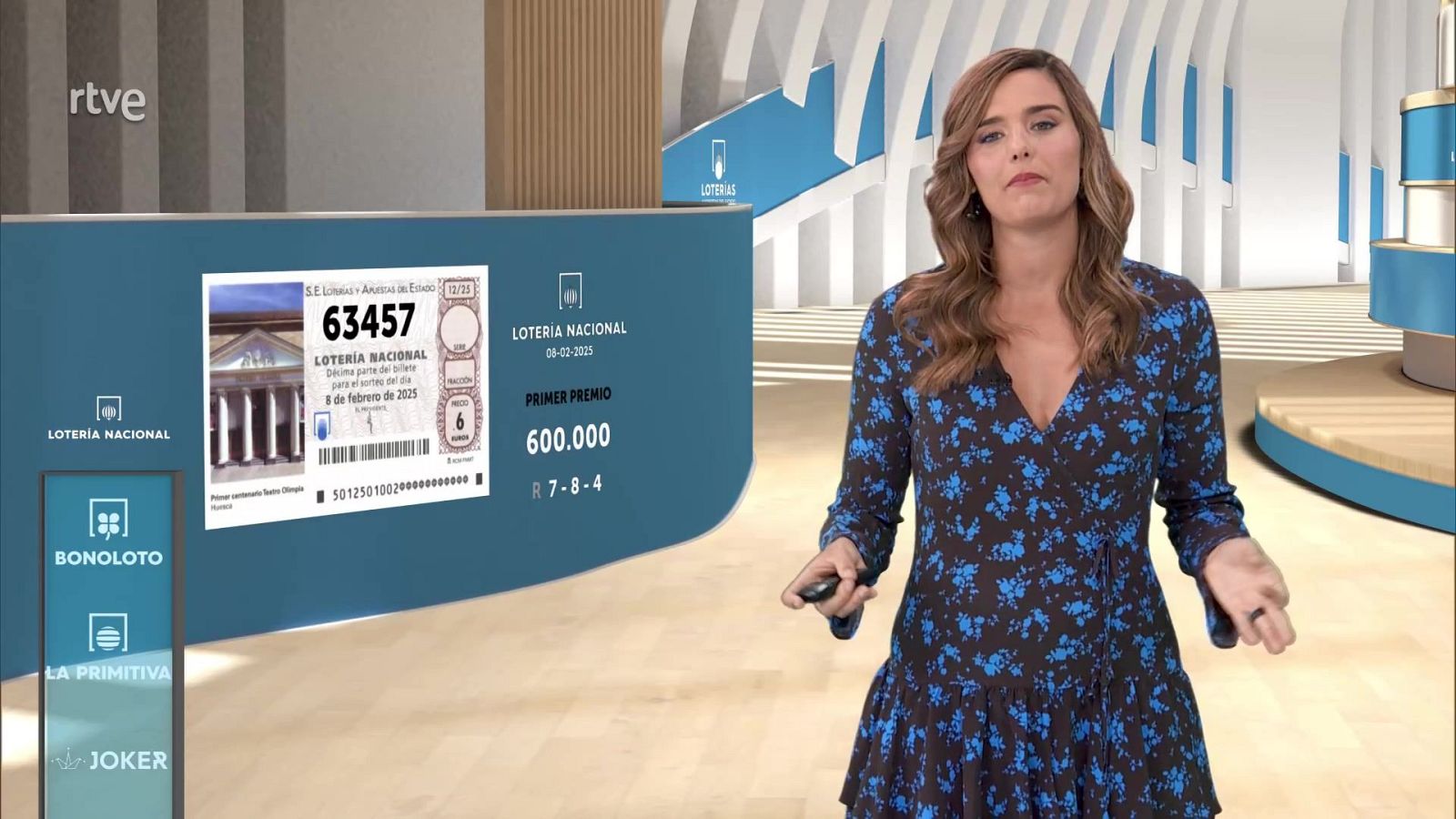 Sorteo de la Lotería Nacional del 08/02/2025 - ver ahora