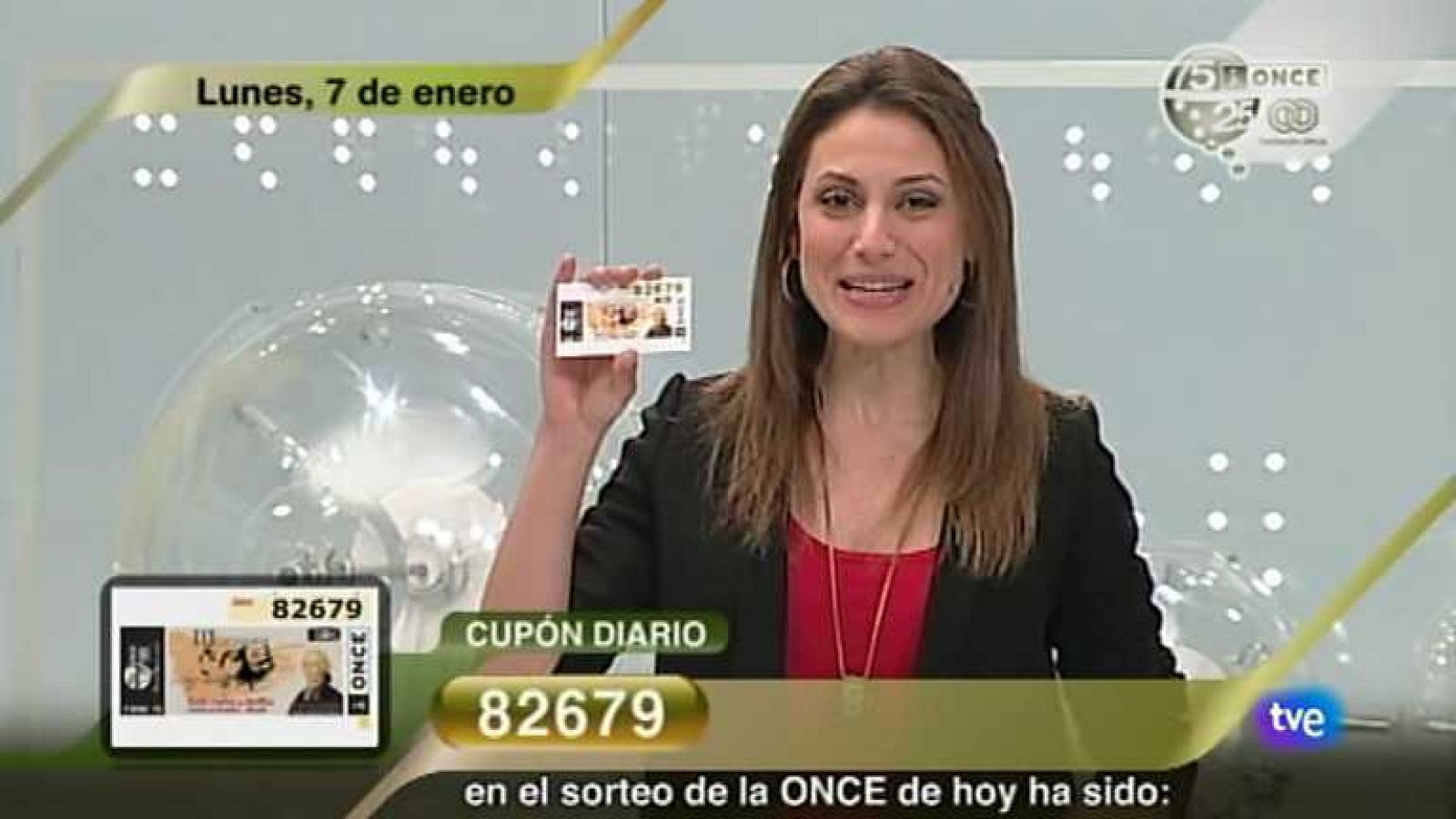 Sorteo ONCE - 07/01/13 - Ver ahora