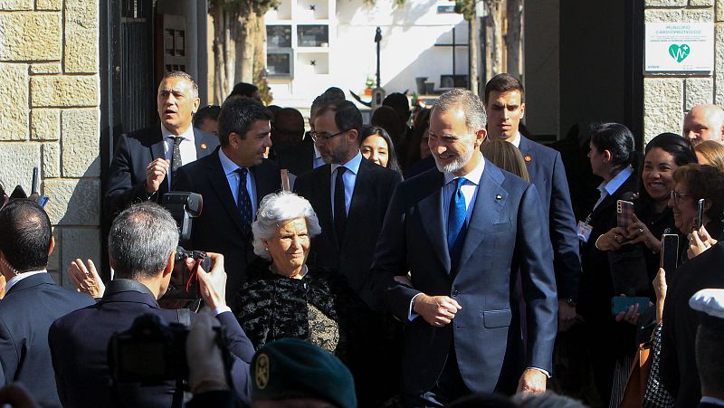 El rey preside el homenaje al republicano Rafael Altamira: "Es un acto de justicia y reparación"