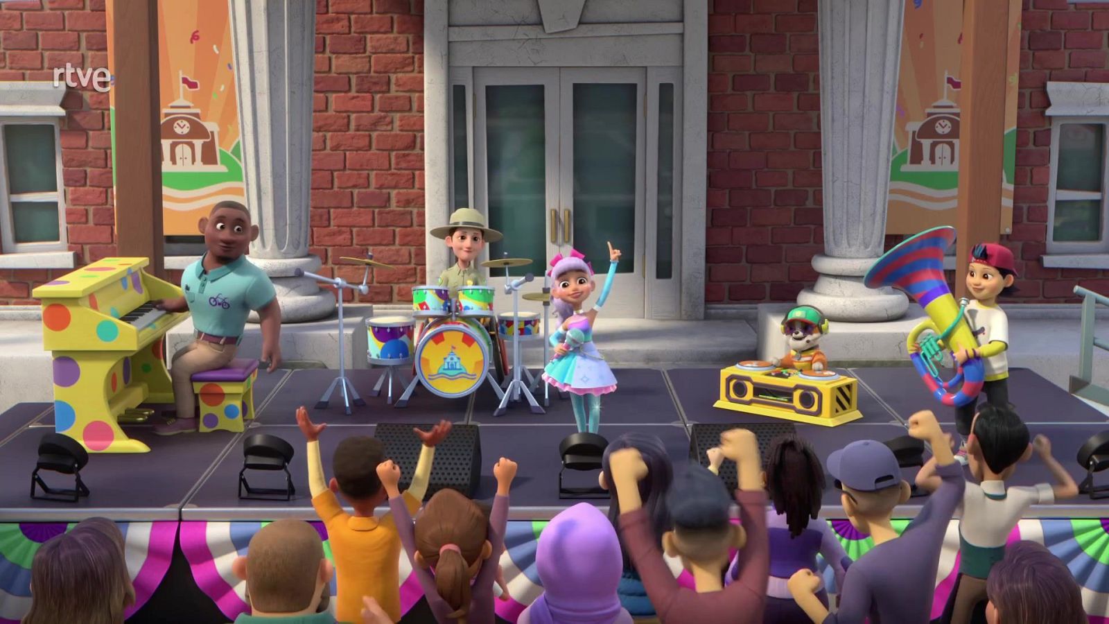 El equipo construye instrumentos - Equipo Rubble | Ver