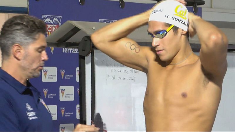 El cambio del nadador Hugo González: de EE.UU. a Terrassa - Los Deportes de La1 | Ver