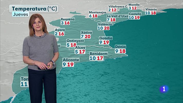L'informatiu - Comunitat Valenciana - El tiempo en la Comunitat Valenciana - 12/02/2025