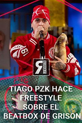 La Revuelta - Tiago PZK se tira un freestyle con Grison