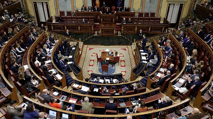 Telediario 2 - El Congreso aprueba la subida de las pensiones y otras medidas del escudo social con el voto a favor del PP y Junts