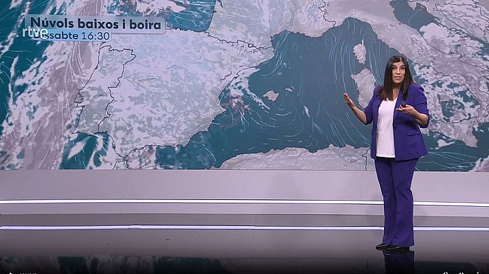 El temps - Dissabte gris, humit i fred. Diumenge, primaveral