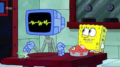 Bob Esponja — Karen cuida de Mancha | Clan RTVE.es - Bob Esponja | Ver