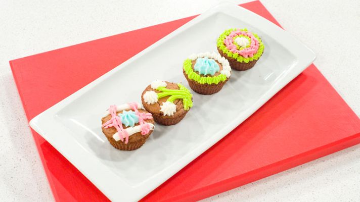 La mañana - Decoración cup cakes