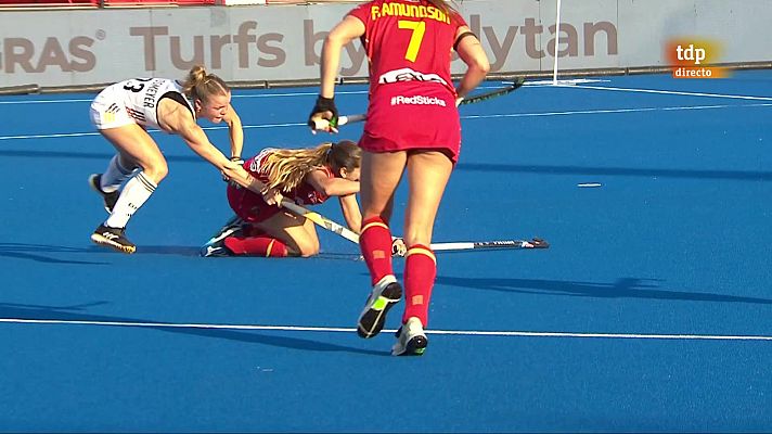 Hockey línea - España gana el primer partido de la Pro League ante Alemania
