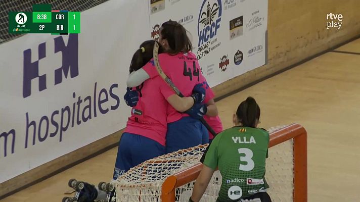 Hockey línea - Alba Garrote da la victoria al HC Coruña