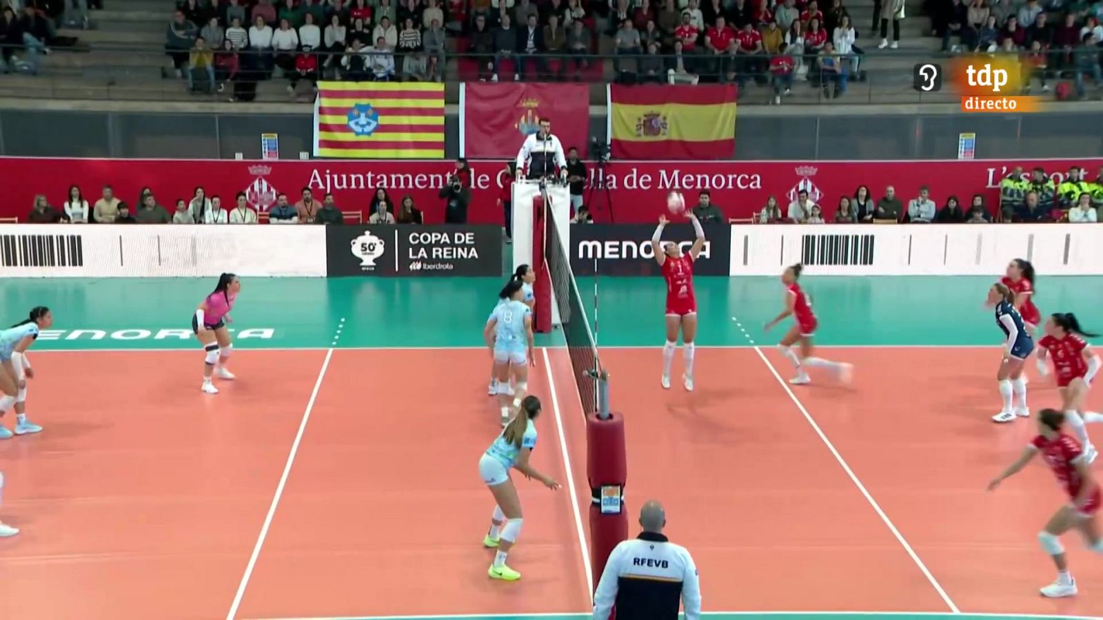 Voleibol - Copa de la Reina. 1ª semifinal: Avarca de Menorca - CV Sayre Centro Comercial La Ballena - ver ahora