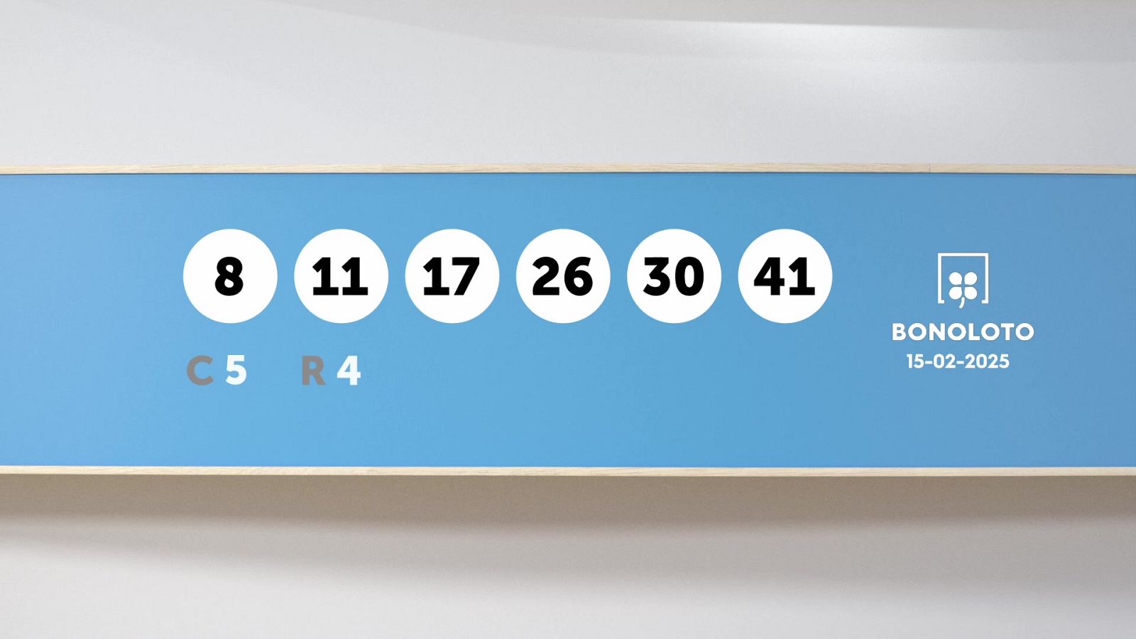 Sorteo de la Lotería Bonoloto del 15/02/2025 - Ver ahora