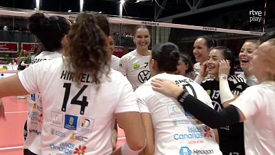 Puntazo de locura del Heidelberg para meterse en la final de la Copa de la Reina de voleibol