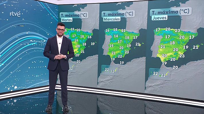 El tiempo - Nieblas localmente densas y persistentes en el Ebro y depresiones del noreste peninsular por la mañana