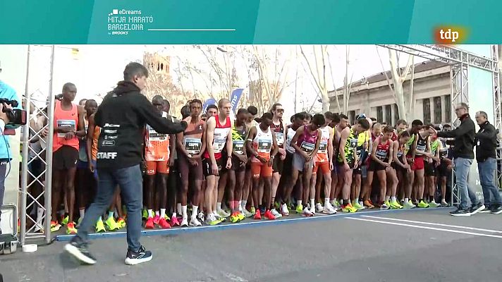 Atletismo - Medio Maratón de Barcelona. Resumen