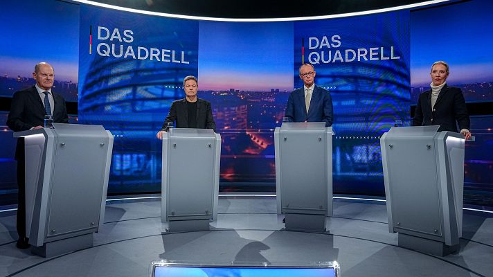 Telediario 1 - El debate electoral en Alemania, marcado por la migración