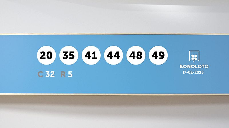 Sorteo de la Lotería Bonoloto del 17/02/2025 - Ver ahora