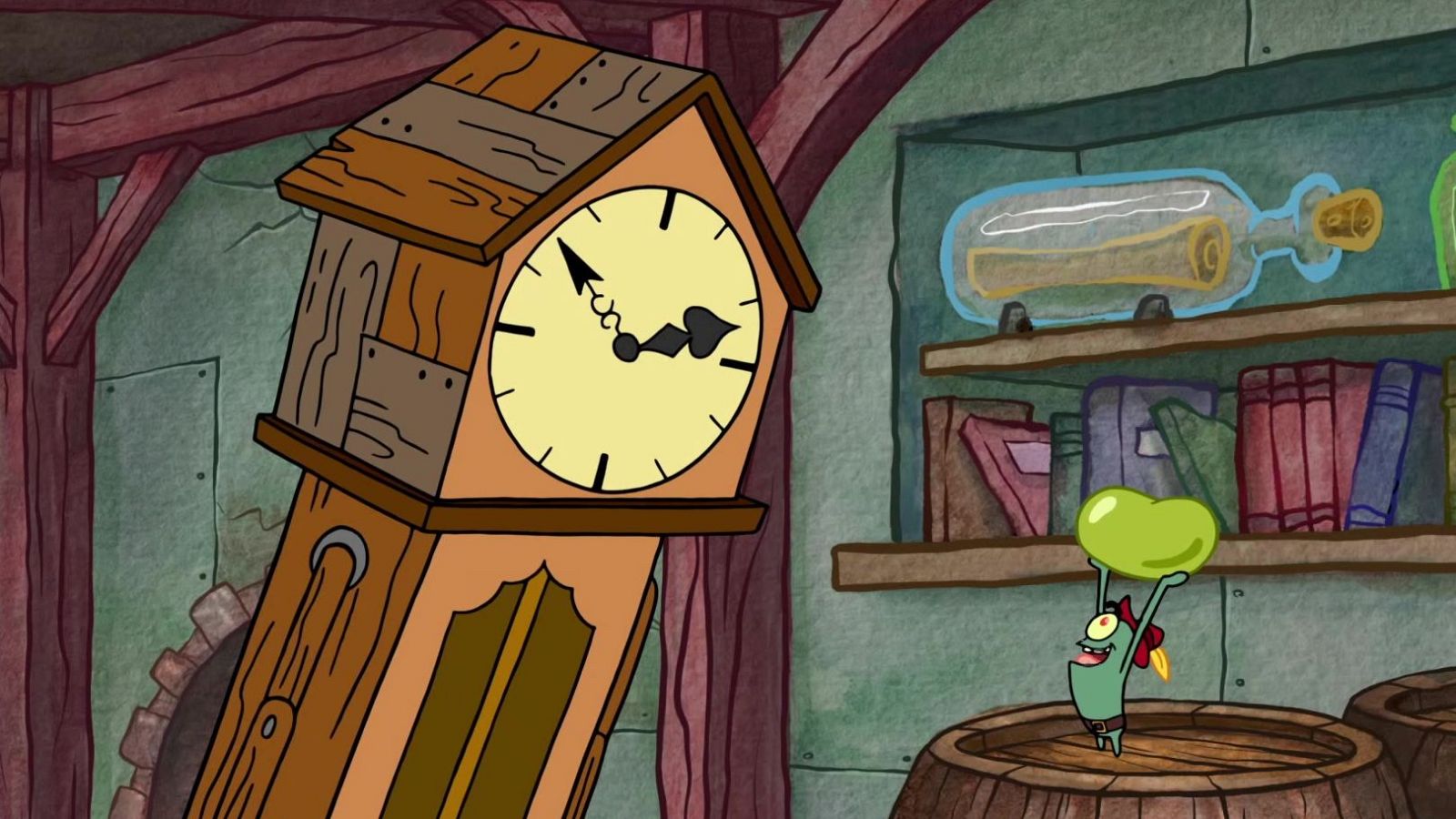 Plankton y el haba mágica - Bob Esponja | Ver