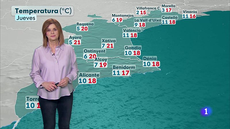 El tiempo en la Comunitat Valenciana - 19/02/2025 | Ver