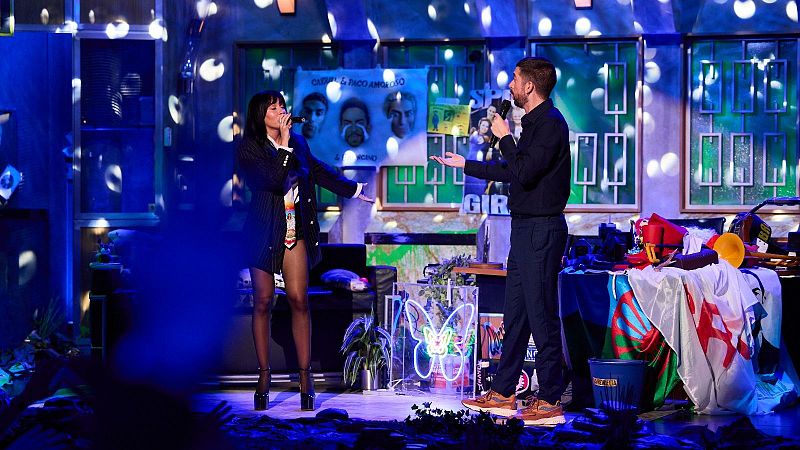 La Revuelta | Aitana y Broncano cantan 'Fix you' de Coldplay 19/2 - La Revuelta | Ver