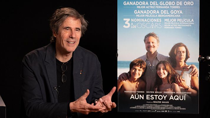 Telediario 2 - Walter Salles, director de 'Aún estoy aquí': "Fue un acto de descubrimiento sobre la política, la música brasileña..."