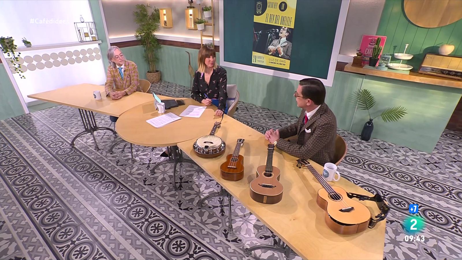 Salva Rey presenta l'espectacle 'El Rey del Ukelele' - Cafè d'idees | Veure