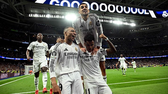 Los Deportes de La1 - Así se cantaron los goles de Mbappé en RNE en su 'hat-trick' ante el City